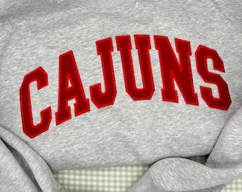 Personalisierte Lafayette Louisiana Applikation Sweatshirts