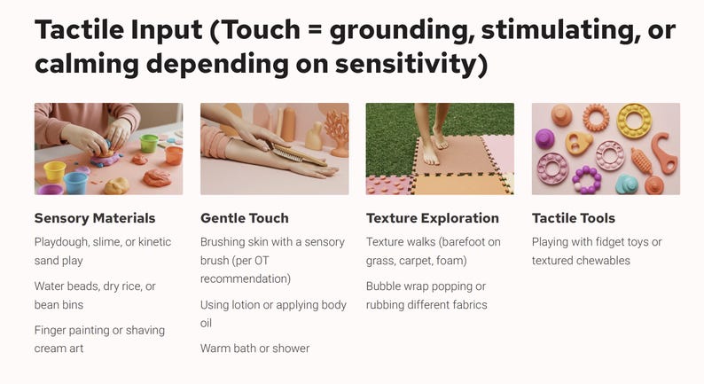 Sensory Routine Cards for Kids |visual Supports for Autism, ADHD (PDF ...