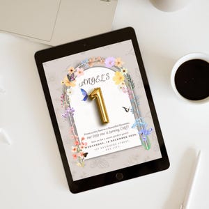 Convite de aniversário editável | Convite digital para festa de aniversário | Convite de aniversário personalizado | Convite de aniversário para impressão | Download instantâneo