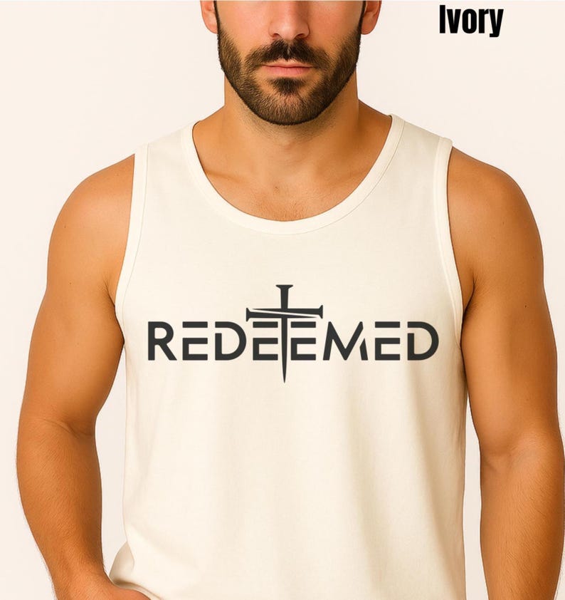 Searching for a meaningful yet stylish gift? Our Comfort Colors tank featuring the bold “Redeemed” design is the perfect choice. This faith-inspired shirt isn’t just another tee—it’s a powerful expression of Christian beliefs and personal testimony. Whether you're shopping for a thoughtful birthday gift, encouragement for a loved one, or simply want to bless someone with a message of redemption, this shirt makes a lasting impression.
