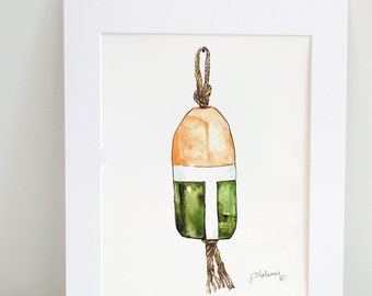 Buoy Watercolor Print