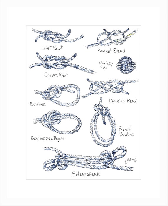 Nautical Knot Chart