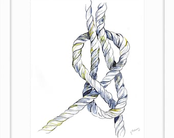 Sailors Knot Watercolor