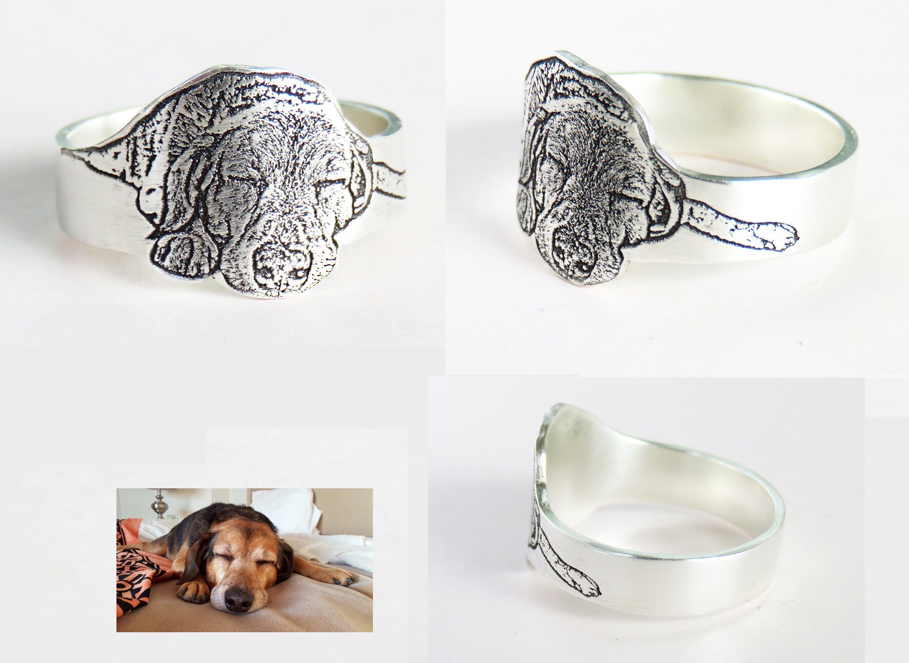 925 Plata Esterlina Para Siempre Perro Mascota Gato Hueso 925 Plata Esterlina Para Siempre Perro Mascota Gato Hueso