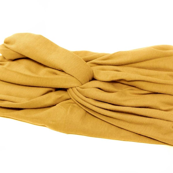 Hair band, turban headband, headband, turbanstyle, headscarf mustard yellow