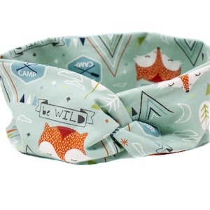 Fox / Fox / Foxes / Headband / Hair Band / Headband / Bandeau / Dots / Basic Headband / Mint / Fox Hair Band