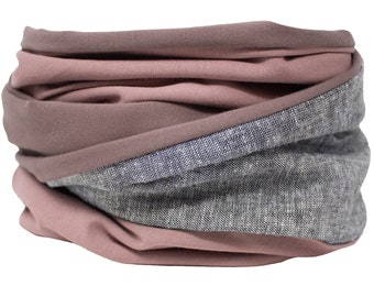 Scarf for breastfeeding, XL scarf, XXL scarf, nursing scarf, berry, mauve, loop scarf women, nursing cloth, cotton, jersey,elegant accessory
