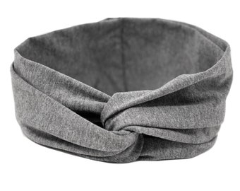 Basic Gray Headband, Basic medium gray hair band