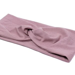 Haarband, Stirnband, turbanstyle, mauve