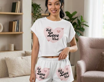 Self Love Club Pajama Set | Women's Short Sleepwear