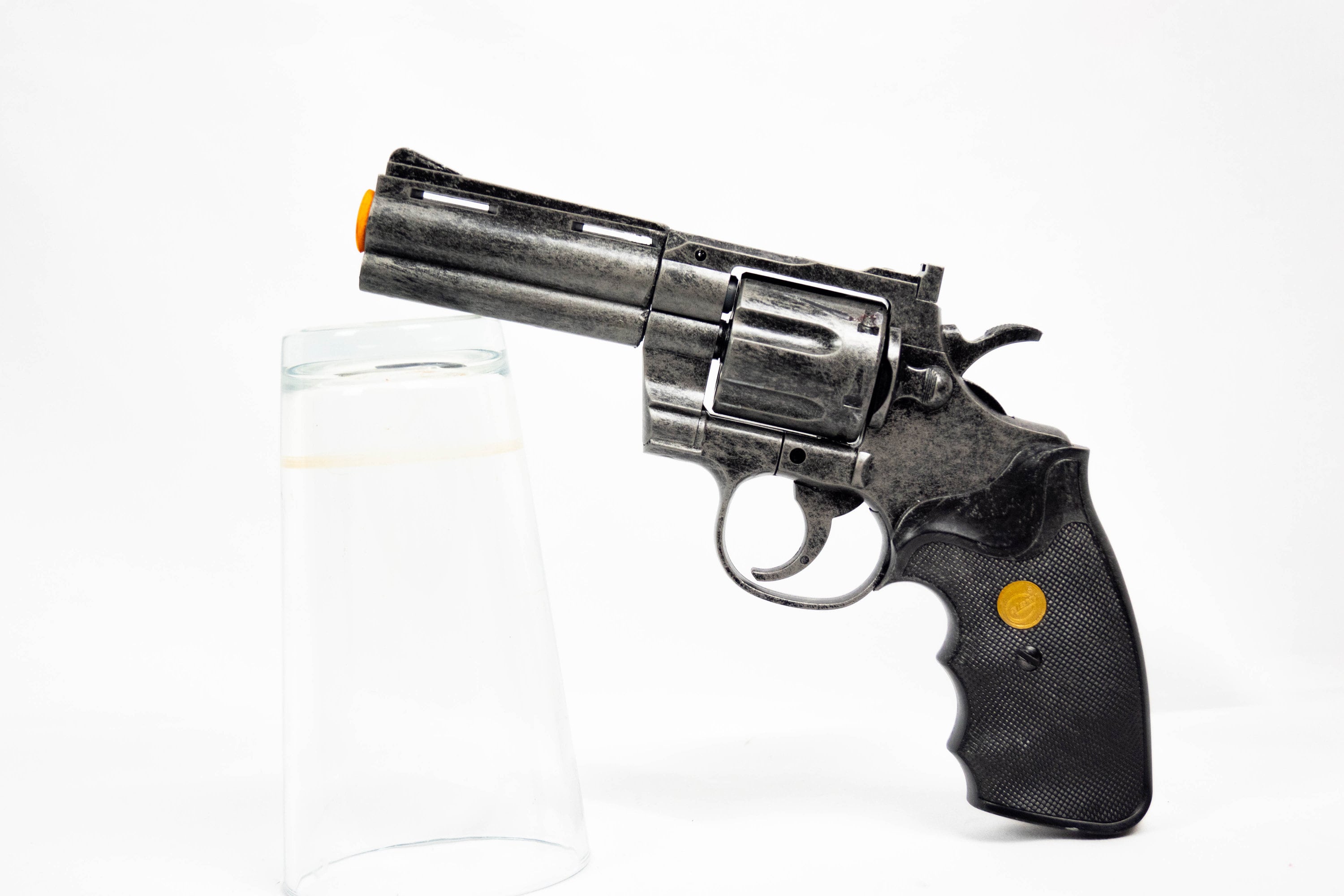 Snub Nose 44 / 357 Magnum Revolver Prop Replica | Etsy