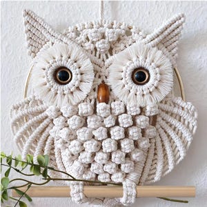 Boho Art Wall Decor Owl tassel Wall Décor, sun beach wall decor, Sun Surf Décor, Beach House Décor, Boho Headboard Décor, Macrame Wall Art