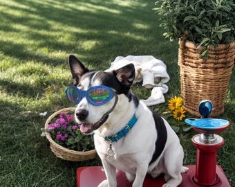 Gafas de sol para perros: gafas con protección UV para perros grandes