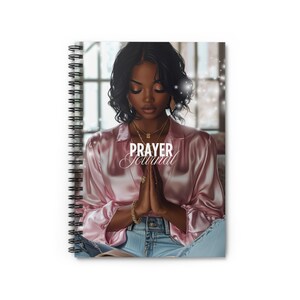 Prayer Journal Woman Praying Open Bible | Christian Journal for Women | Daily Prayer & Scripture Reflection | Faith Gift