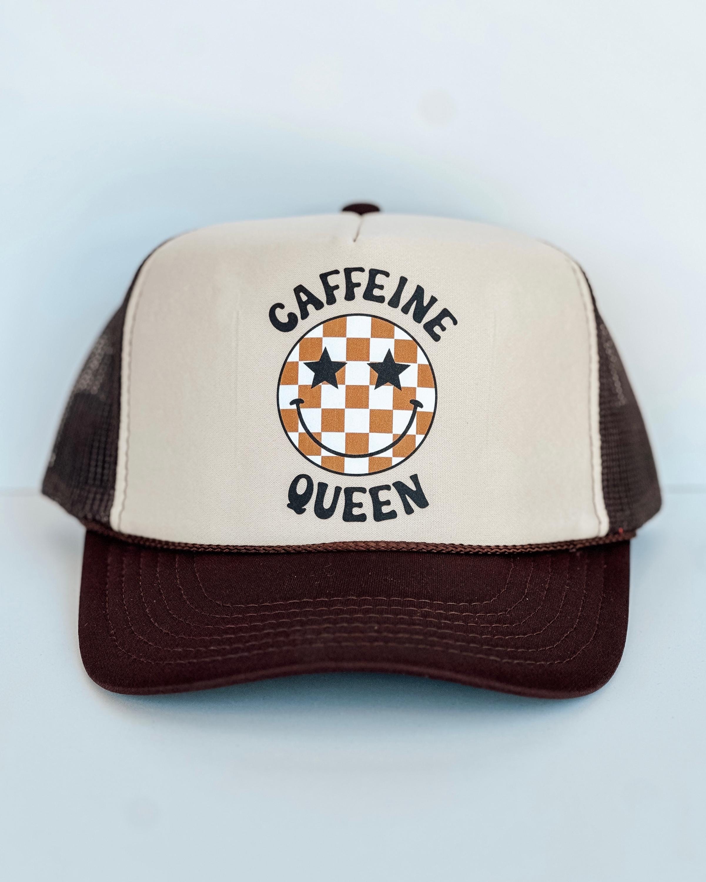 Caffeine Queen | Custom Trucker Hat | Bachelorette Hat  display picture 3