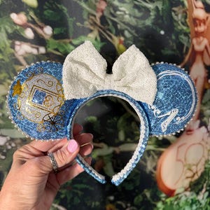 Cinderella Park Ears With Carriage and Slipper