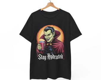 Vintage Dracula T-Shirt, Spooky Halloween Vampire Tee