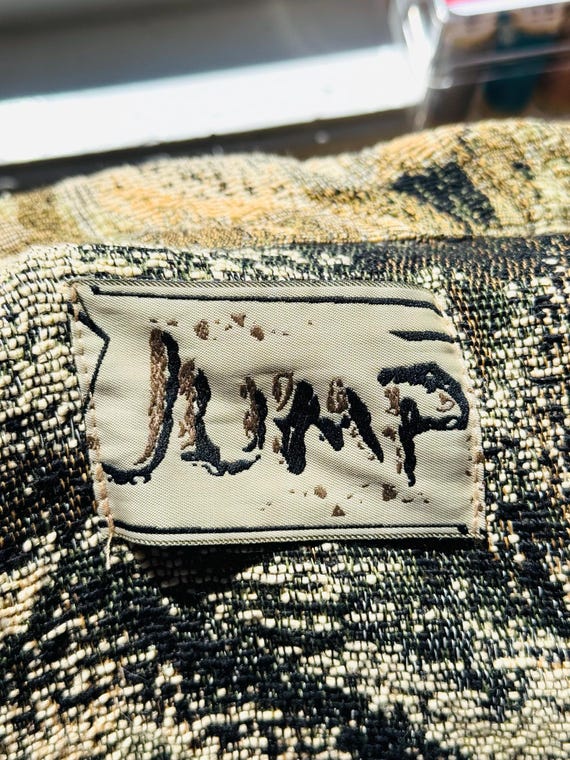 1970s Cropped Abstract Pattern Jacket - image 5