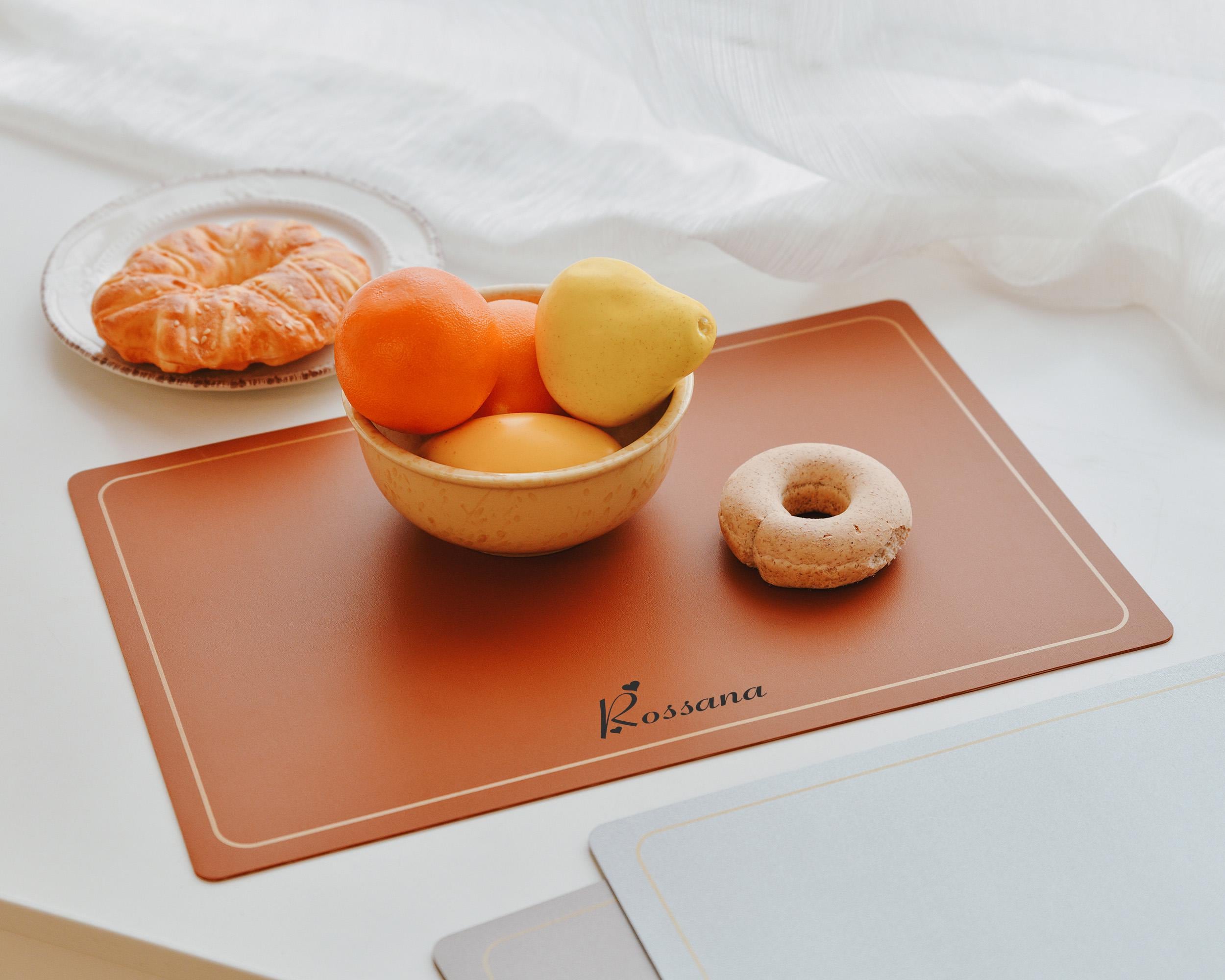 Tovaglietta Da Colazione Personalizzata - In Plastica Con Foto E Testo, 30x40cm