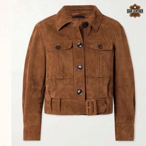 Women&#39;s Vintage Fringe Leather Jacket, Brown Suede Western Jacket, Ladies Fringed Suede Leather Coat, Stylish Fringe Jacket, Gift For Her