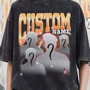 Custom Basketball Bootleg Shirt, Custom Sports Bootleg Rap Tee, Personalized Sports Team Photo Shirt, Custom Basketball Team Player Shirt
