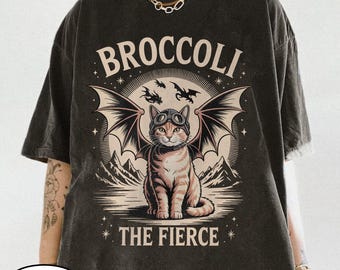 Broccoli The Fierce Shirt, Vintage Quest Squad Mascot Shirt, Fourth Wing Broccoli Bootleg Shirt, Dragon Rider Book Shirt