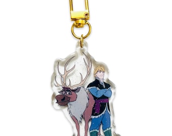 Frozen Inspired Prince Storybook Bag Charm // Keychain // Theme Park Belt Bag // Ready to Ship