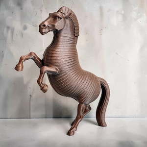 Trojan Horse Statue | The Odyssey Movie Memorabilia | Hand Painted Greek Mythology Decor | Epic Film Gift | Available in 3 Sizes image 7