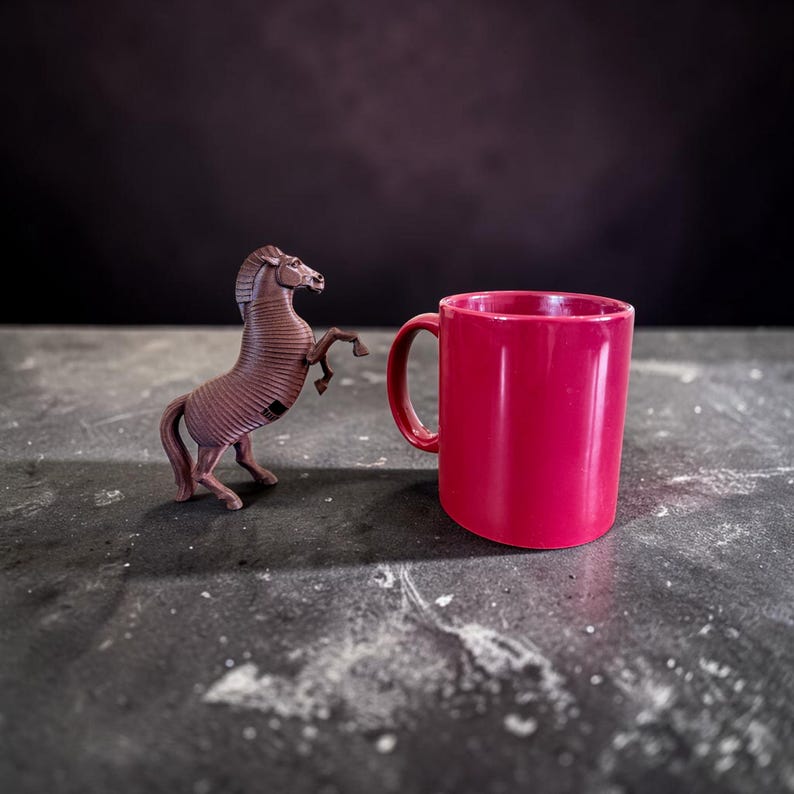 Trojan Horse Statue | The Odyssey Movie Memorabilia | Hand Painted Greek Mythology Decor | Epic Film Gift | Available in 3 Sizes 4.75 Inches