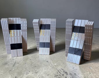 TARS CASE KIPP Interstellar Robot Figure Set | Hand-Painted Desk Collectible | Sci-Fi Gift for Film Fans