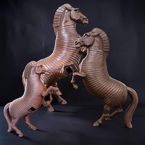 Trojan Horse Statue | The Odyssey Movie Memorabilia | Hand Painted Greek Mythology Decor | Epic Film Gift | Available in 3 Sizes image 2