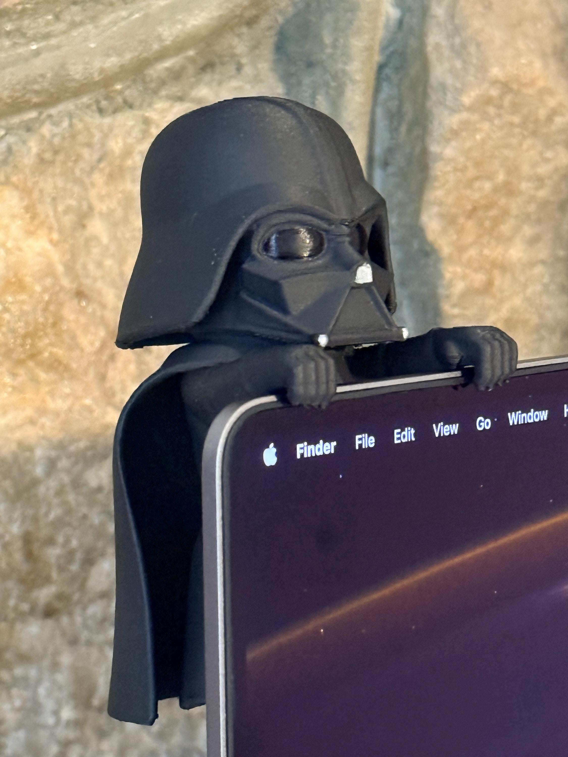 Monitor Huggers Darth Vader Monitor Hugger | Star Wars Desk Decor | Dark Side Office ...