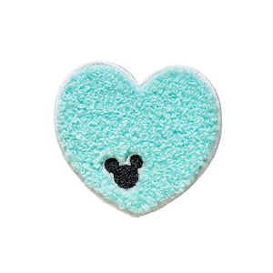 Mouse Heart Patch // Iron on // Ready to Ship // June and July Co Patch Design 2025