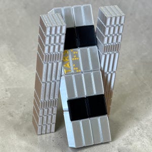 TARS Robot Figure | Interstellar Movie Collectible | Articulated Sci-Fi Robot| Geek Desk Display | Christopher Nolan Fan Gift