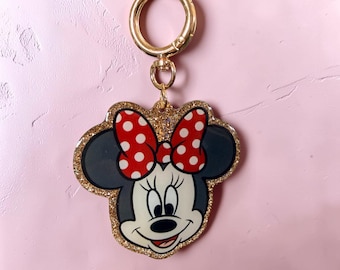 Minnie Mouse Bag Charm | Disney Keychain