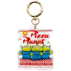 Retro Toy Pizza Bag Charm // Toy Theme Story Keychain // Ready to Ship