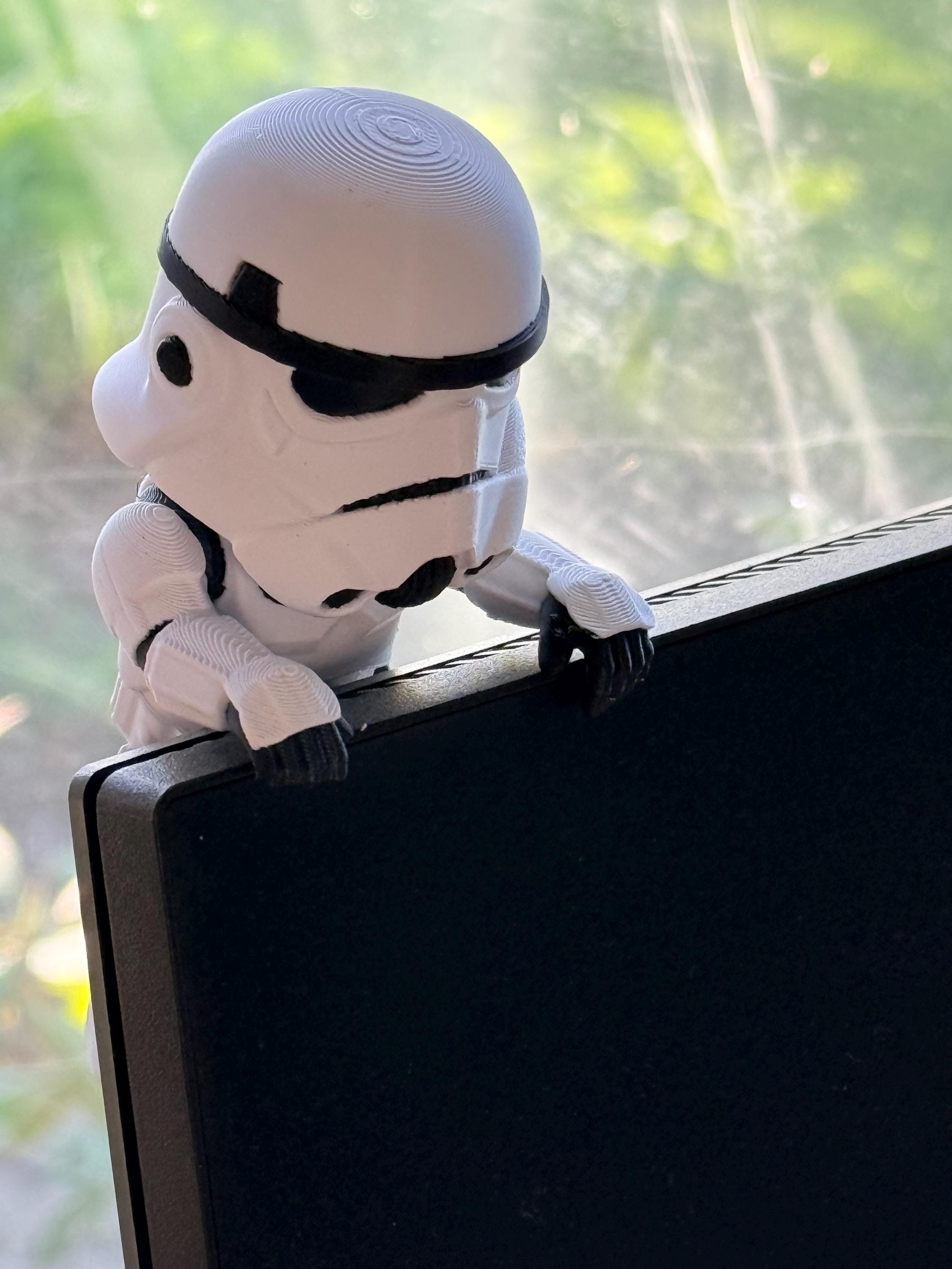 Monitor Huggers Stormtrooper Monitor Hugger | Hand Painted Star Wars Figurine | Sci-fi ...
