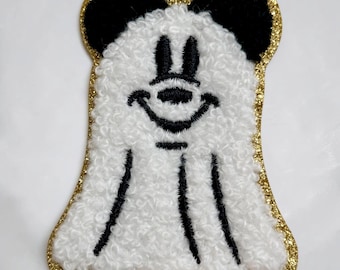 Mickey Mouse Ghost Iron on Patch | Disney Halloween