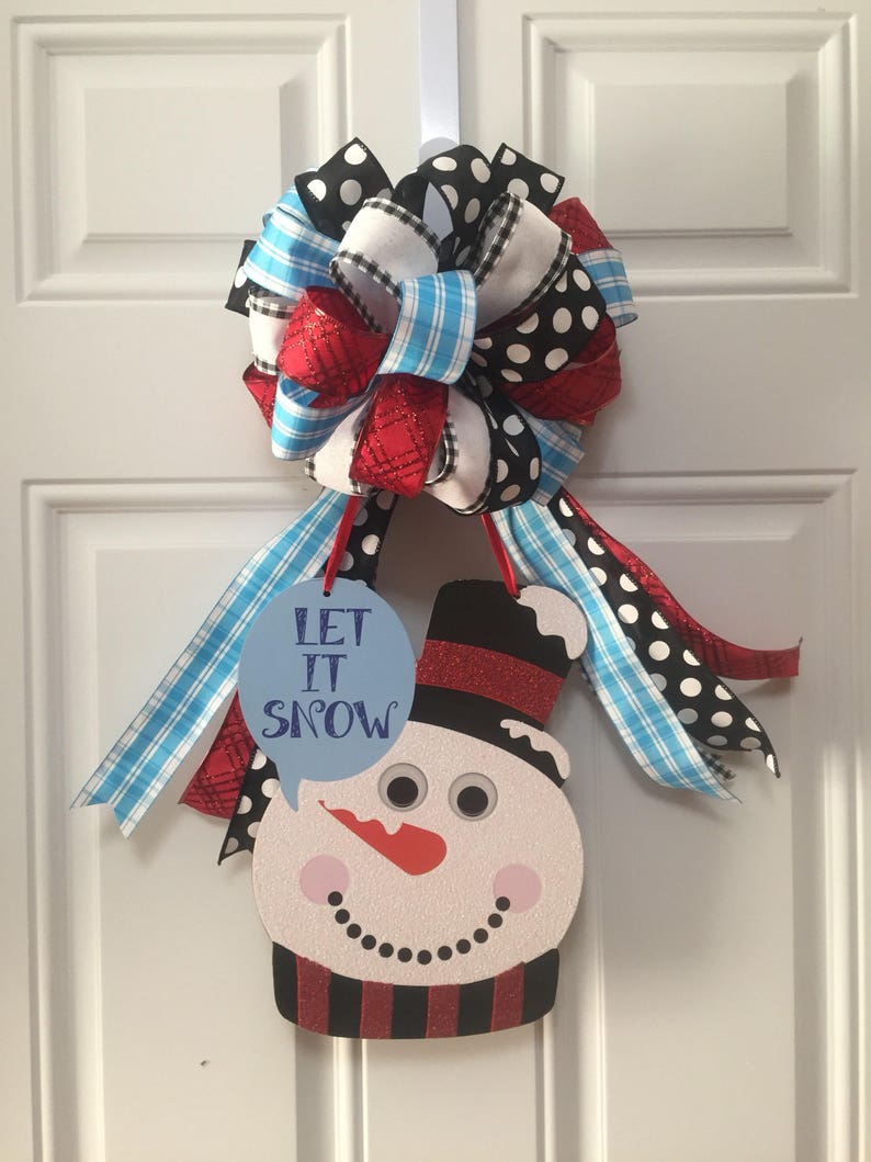 exchange gift idea last minute gifts ready to ship gift welcome winter door hanger winter decor snowman decorations winter theme sign