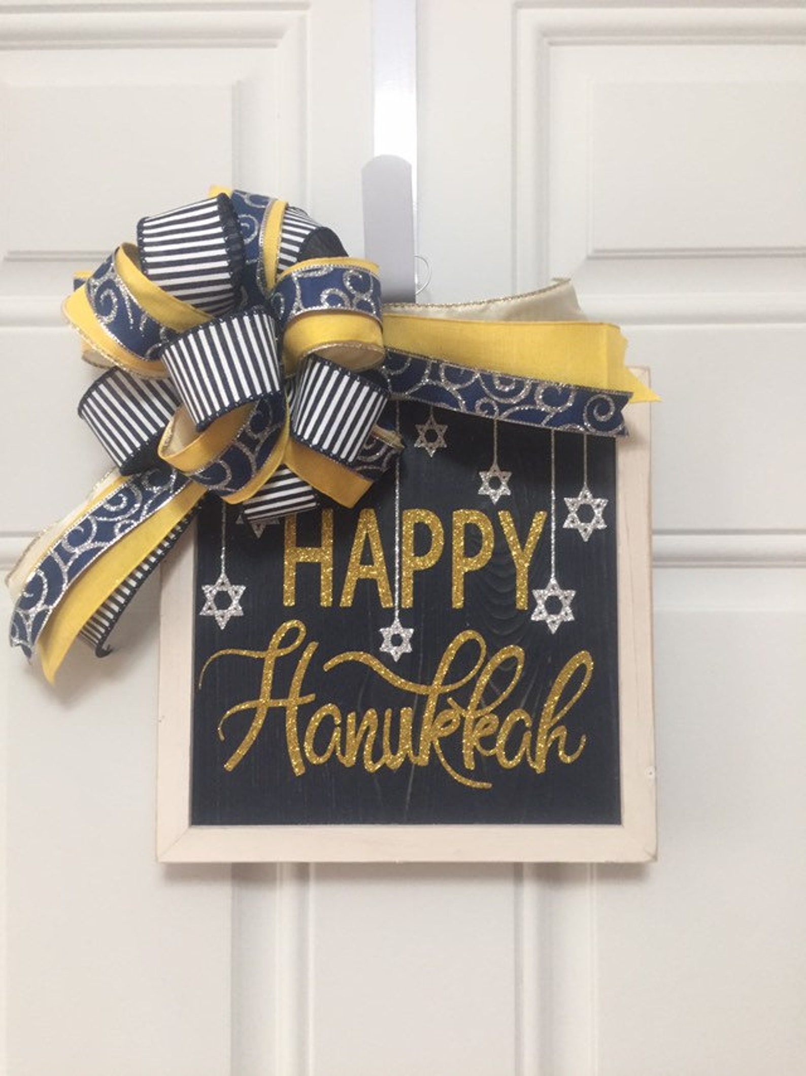 Hanukkah decor happy hanukkah sign festival of lights Etsy