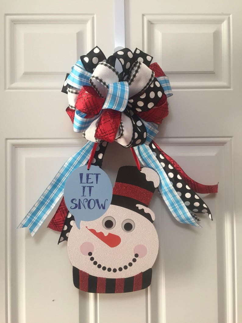 exchange gift idea last minute gifts ready to ship gift welcome winter door hanger winter decor snowman decorations winter theme sign