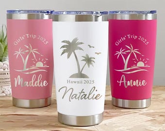 Personalized Travel Mug 20oz Insulated Tumbler Monogram Tumbler Custom Insulated Steel Laser Engraved Etched Corporate Gifts