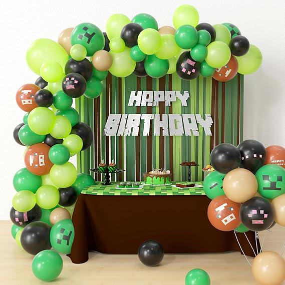 Miner Crafting Balloon Arch