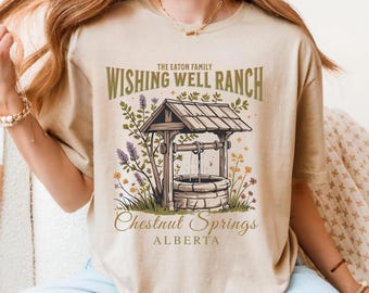 Wishing Well Ranch Shirt, Chestnut Springs Cowboy Romance T Shirt, Bookish Cowgirl Tee, Western Book Lover Shirt, Bookish Gift For Her