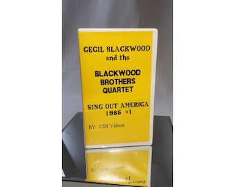 Cecil Blackwood Brothers Quartet Sing Out America 1985 Fita VHS