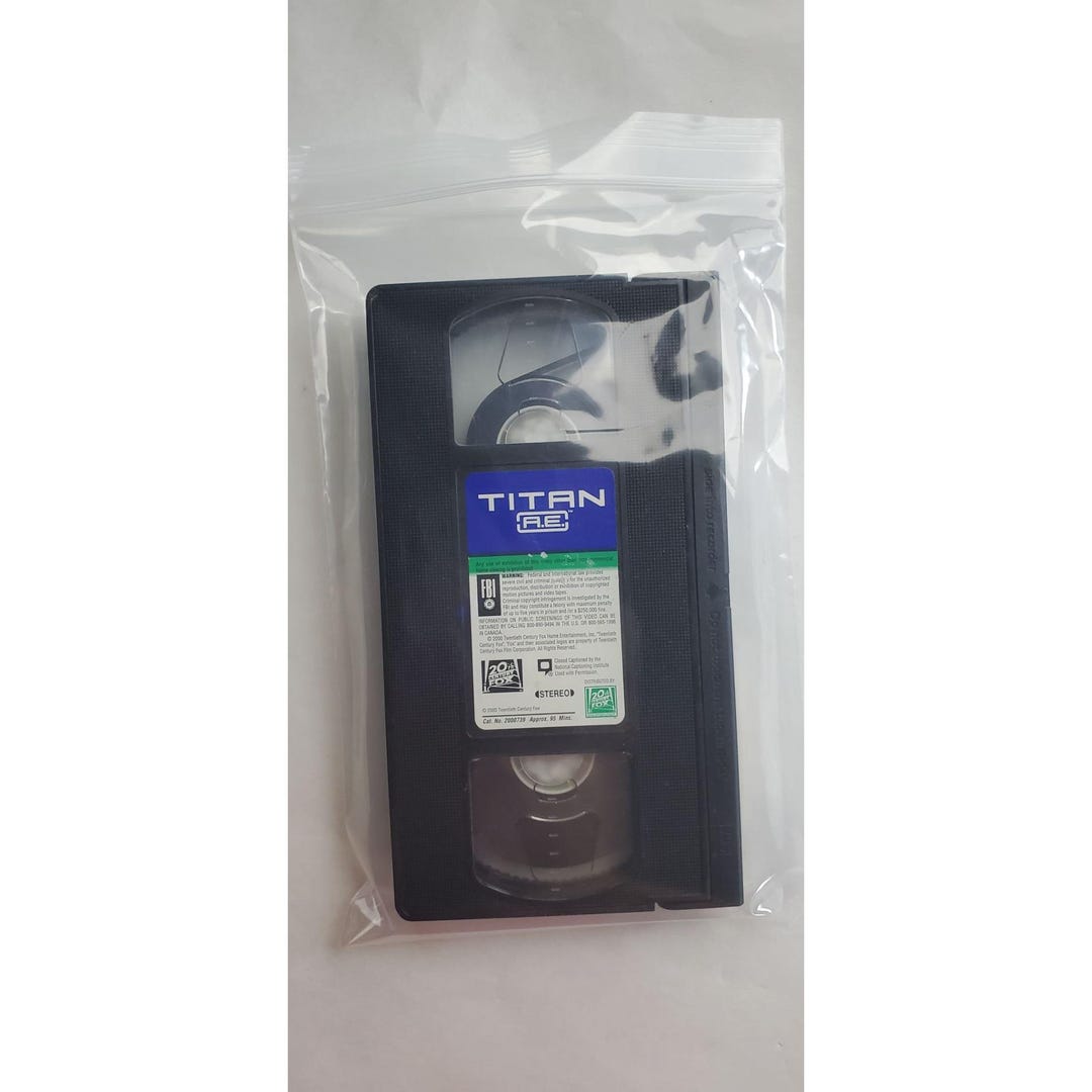 Titan A.E. VHS Tape 2000 - 20th Century Fox Home Entertainment - Etsy