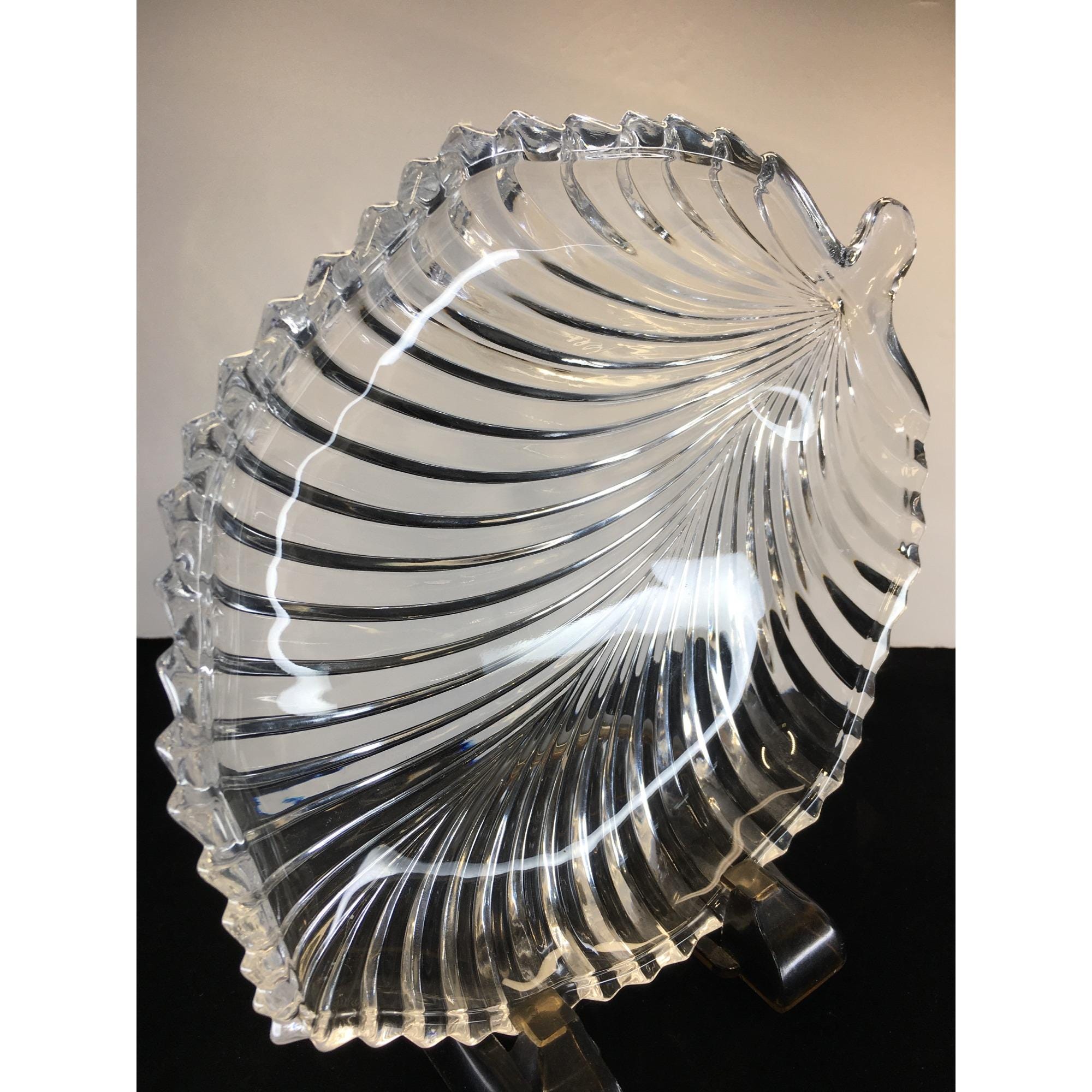 新品 Miami Leaf Glass Platter マイアミ ガラス皿 Zen White Melamine