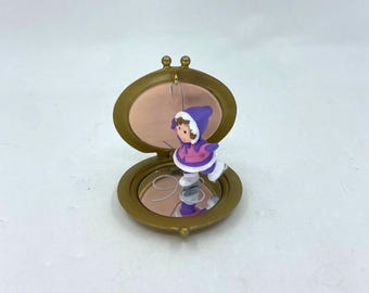 VTG Hallmark Keepsake Reflections compacte schaatser kerstornament 1998