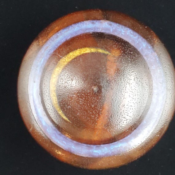 Vintage Wooden Trinket Jewelry Box Round with Inl… - image 4