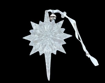 Waterford Crystal 2018 Snowstar Ornament Verlichting Seizoen 5" met doos NIEUW